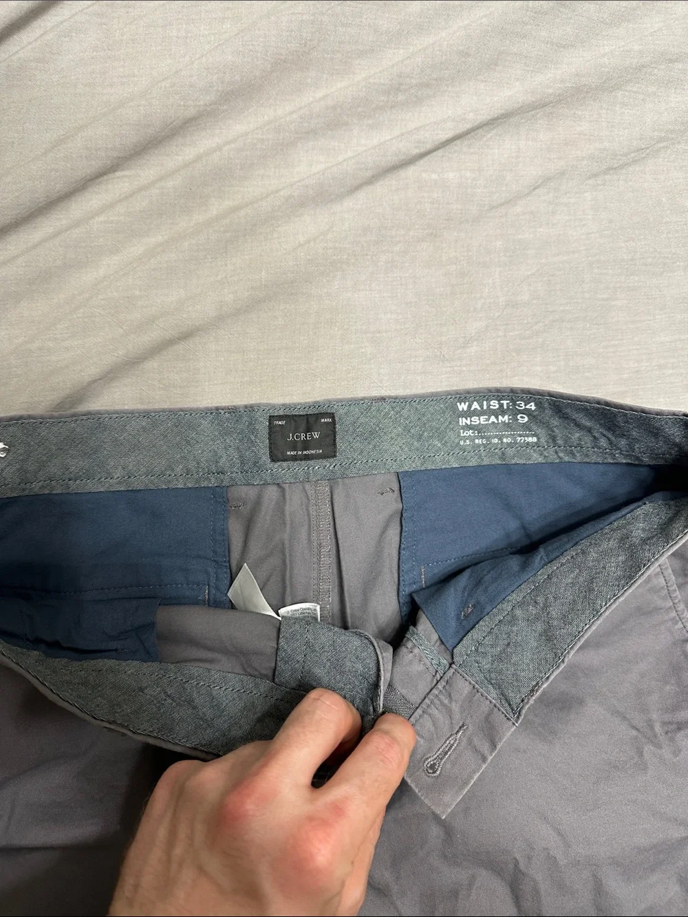 Men's Gray Casual Stretch Shorts